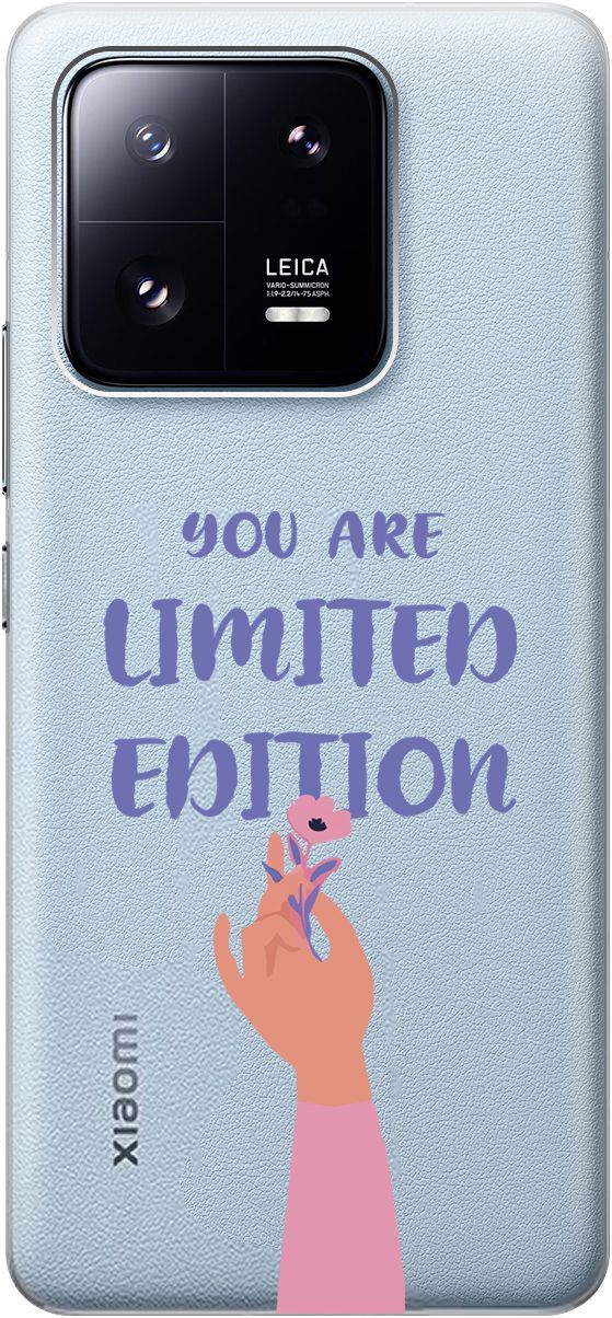 Чехол на Xiaomi 13 Pro с 3D принтом "Limited Edition" прозрачный, Прозрачный;розовый, 158975
Чехол на Xiaomi 13 Pro с 3D принтом "Limited Edition" прозрачный, Прозрачный;розовый, 158975
