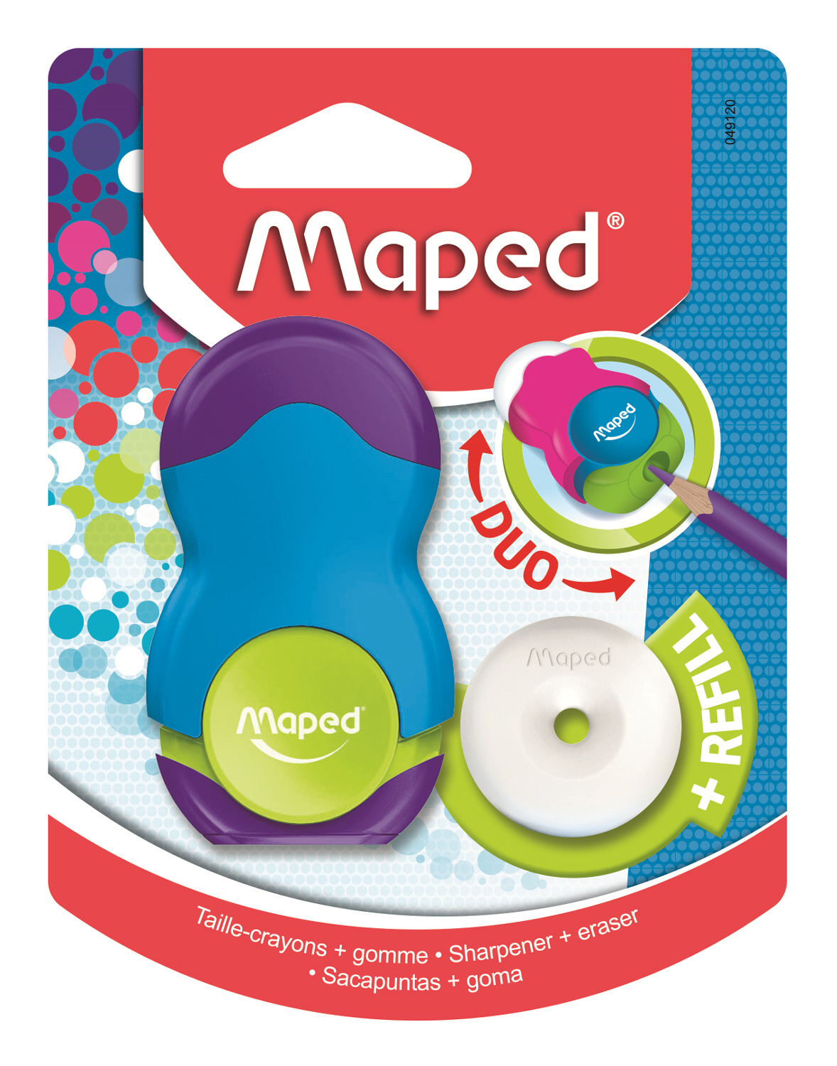 Точилка для карандашей ручная Maped 49120 Loopy 1 отверстие блистер, 24шт в упаковке
Точилка для карандашей ручная Maped 49120 Loopy 1 отверстие блистер, 24шт в упаковке