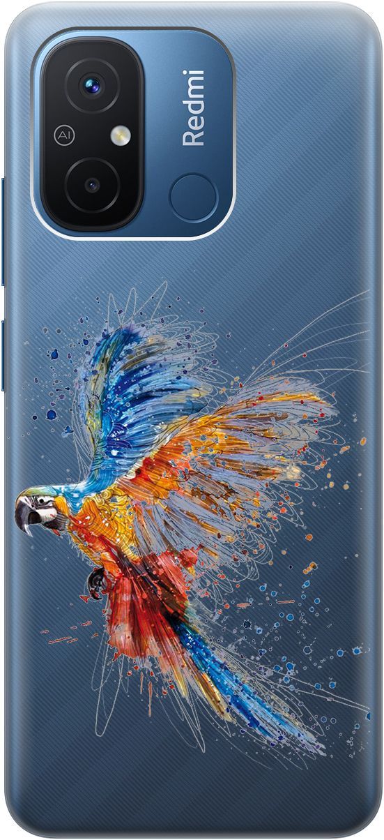 Чехол на Xiaomi Redmi 12C с 3D принтом "Colorful Parrot" прозрачный, Прозрачный;голубой, 158935
Чехол на Xiaomi Redmi 12C с 3D принтом "Colorful Parrot" прозрачный, Прозрачный;голубой, 158935