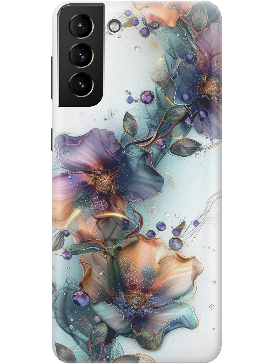 Силиконовый чехол на Samsung Galaxy S21+ с принтом "Мистические цветы", Прозрачный;белый;зеленый, 724127510
Силиконовый чехол на Samsung Galaxy S21+ с принтом "Мистические цветы", Прозрачный;белый;зеленый, 724127510