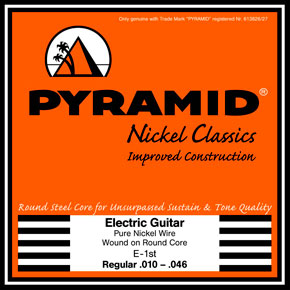 452100 Nickel Classics Комплект струн для электрогитары, никель, 11-50, Pyramid, 452100
452100 Nickel Classics Комплект струн для электрогитары, никель, 11-50, Pyramid, 452100