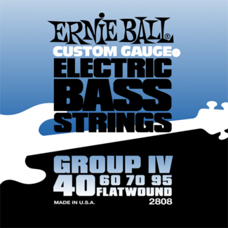 P02808 FlatWound Group IV Комплект струн для бас-гитары, 40-95, сталь, Ernie Ball, P02808
P02808 FlatWound Group IV Комплект струн для бас-гитары, 40-95, сталь, Ernie Ball, P02808