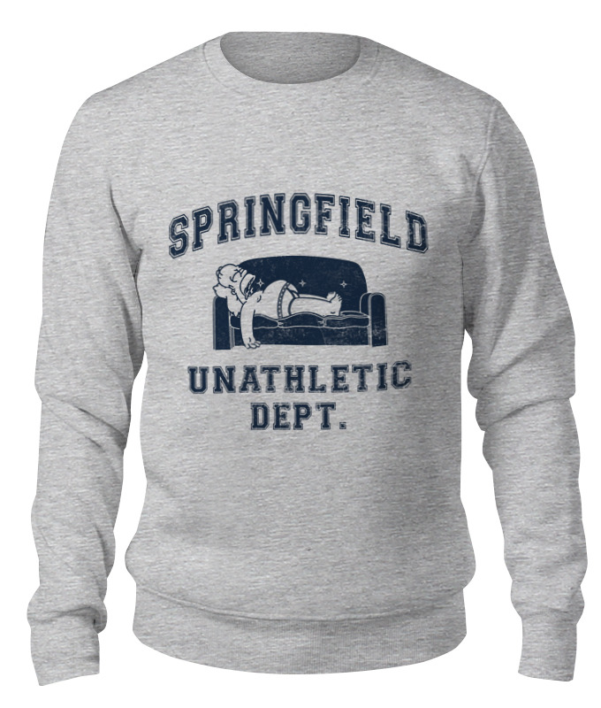 Свитшот унисекс Printio Springfield unathletic dept серый 2XL, Springfield unathletic dept
Свитшот унисекс Printio Springfield unathletic dept серый 2XL, Springfield unathletic dept