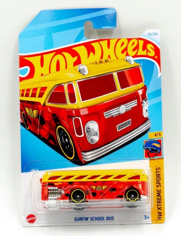 Машинка базовой коллекции Hot Wheels SURFIN SCHOOL BUS красная C4982 HTD58, Желтый;красный, C4982
Машинка базовой коллекции Hot Wheels SURFIN SCHOOL BUS красная C4982 HTD58, Желтый;красный, C4982