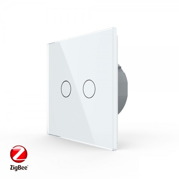 Сенсорный выкл. Livolo ZigBee (Wi-Fi) 2 клавиши 1 пост Белый VL-C702Z-11 Ливолотач, Сенсорный выключатель Livolo ZigBee (Wi-Fi) 2 клавиши 1 пост Белый
Сенсорный выкл. Livolo ZigBee (Wi-Fi) 2 клавиши 1 пост Белый VL-C702Z-11 Ливолотач, Сенсорный выключатель Livolo ZigBee (Wi-Fi) 2 клавиши 1 пост Белый