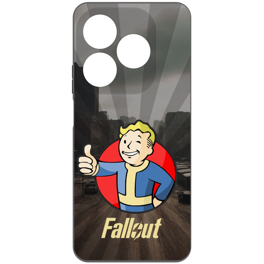 Чехол-накладка Krutoff Soft Case Фоллаут (Fallout) - Волт-бой для TECNO Spark 20 черный
Чехол-накладка Krutoff Soft Case Фоллаут (Fallout) - Волт-бой для TECNO Spark 20 черный