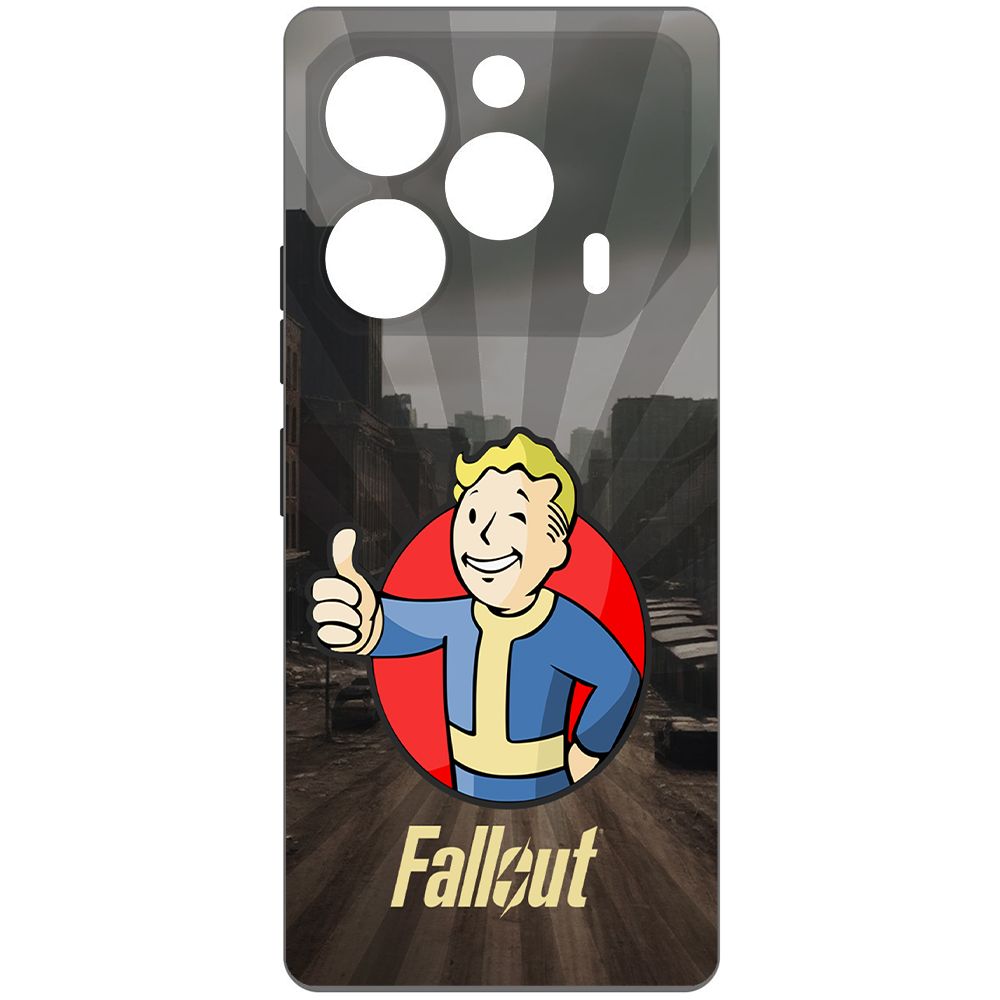 Чехол-накладка Krutoff Soft Case Фоллаут (Fallout) - Волт-бой для TECNO Pova 6 Pro черный
Чехол-накладка Krutoff Soft Case Фоллаут (Fallout) - Волт-бой для TECNO Pova 6 Pro черный