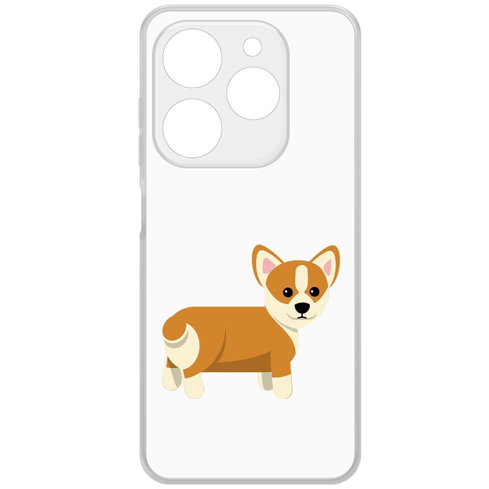 Чехол-накладка Krutoff Clear Case Рисованный корги вид 1 для TECNO Spark 20С, Прозрачный
Чехол-накладка Krutoff Clear Case Рисованный корги вид 1 для TECNO Spark 20С, Прозрачный