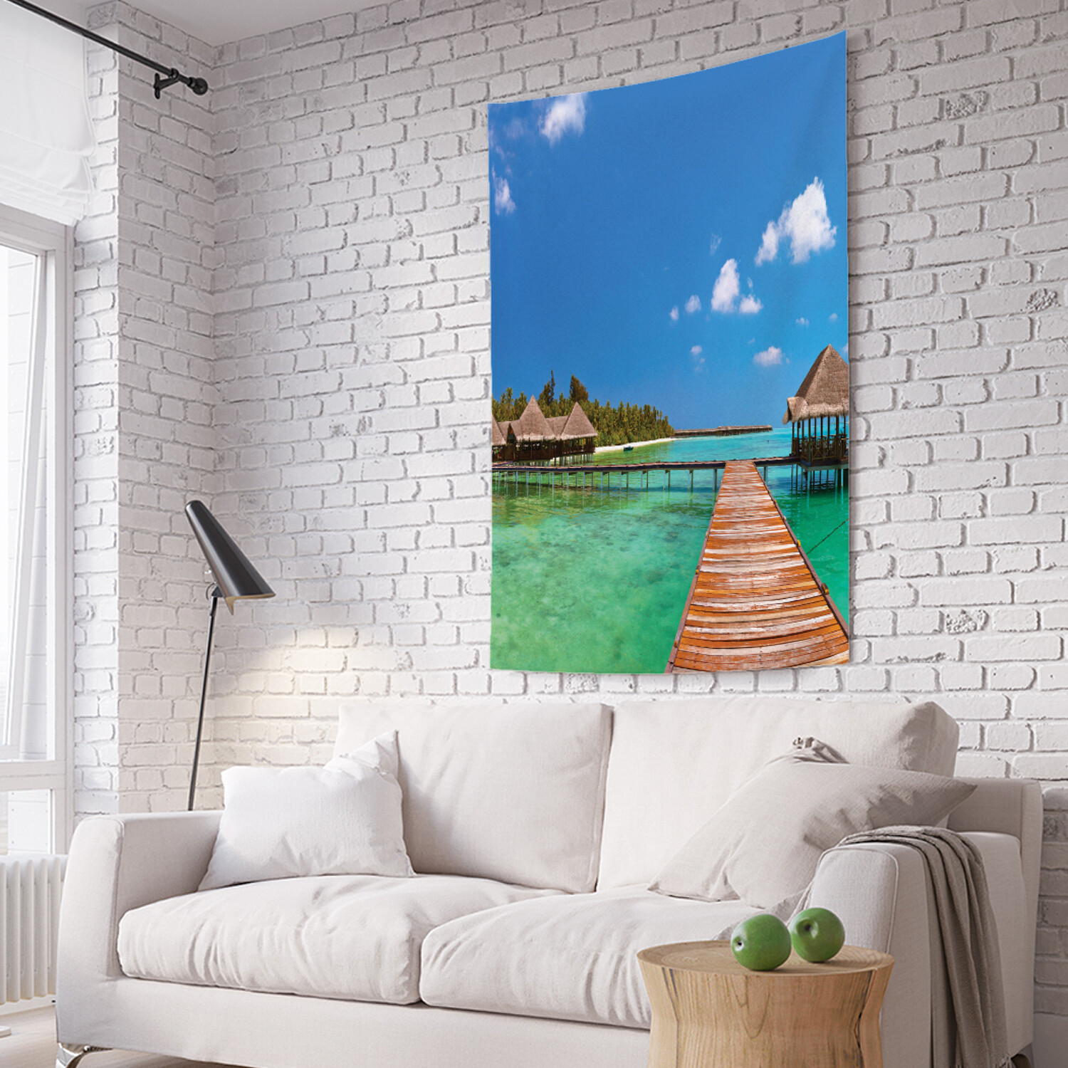 Вертикальное фотопанно на стену JoyArty Пляжные домики 150x200 см, Пляжные домики 
Вертикальное фотопанно на стену JoyArty Пляжные домики 150x200 см, Пляжные домики