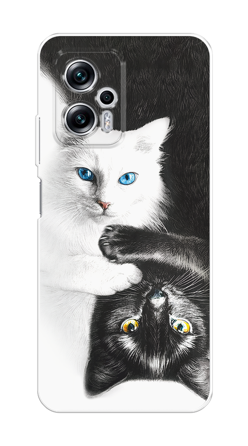 Чехол на Xiaomi Poco X4 GT/Redmi Note 11T Pro "Коты Инь-Янь", Черный;белый;голубой, 315250-1
Чехол на Xiaomi Poco X4 GT/Redmi Note 11T Pro "Коты Инь-Янь", Черный;белый;голубой, 315250-1