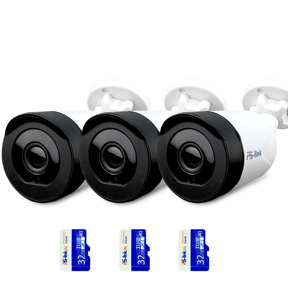 Комплект видеонаблюдения WIFI 3Мп Ps-Link KIT-XMG303-WIFI 3 камеры для улицы, Белый, KIT-XMG303-WIFI
Комплект видеонаблюдения WIFI 3Мп Ps-Link KIT-XMG303-WIFI 3 камеры для улицы, Белый, KIT-XMG303-WIFI