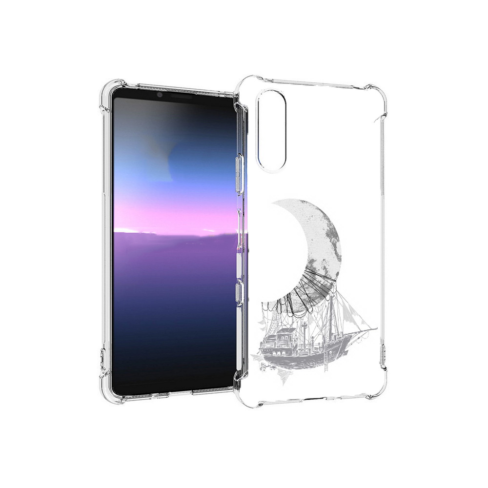 Чехол MyPads Tocco для Sony Xperia 10 III черно белый корабль полумесяц (PT161504.223.684), Прозрачный, Tocco
Чехол MyPads Tocco для Sony Xperia 10 III черно белый корабль полумесяц (PT161504.223.684), Прозрачный, Tocco