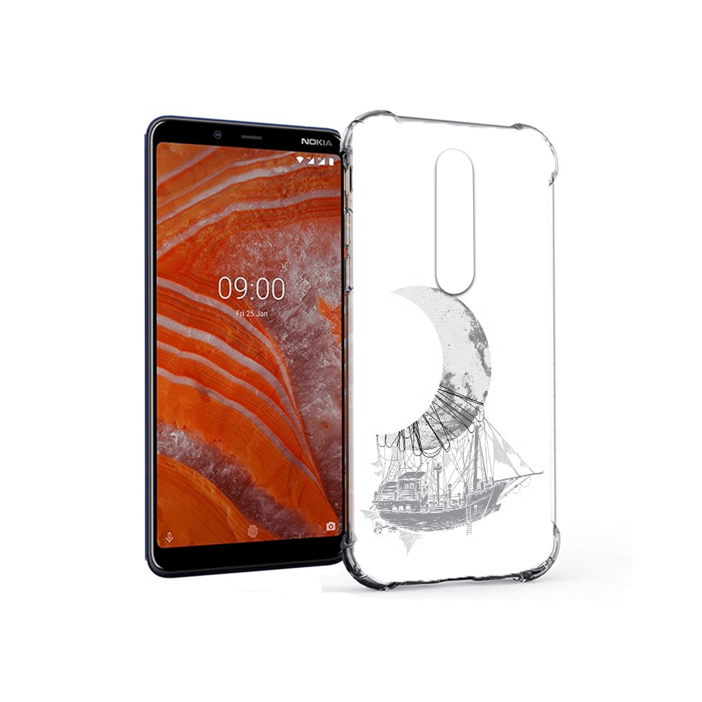 Чехол MyPads Tocco для Nokia 3.1 Plus черно белый корабль полумесяц (PT121397.96.684), Прозрачный, Tocco
Чехол MyPads Tocco для Nokia 3.1 Plus черно белый корабль полумесяц (PT121397.96.684), Прозрачный, Tocco