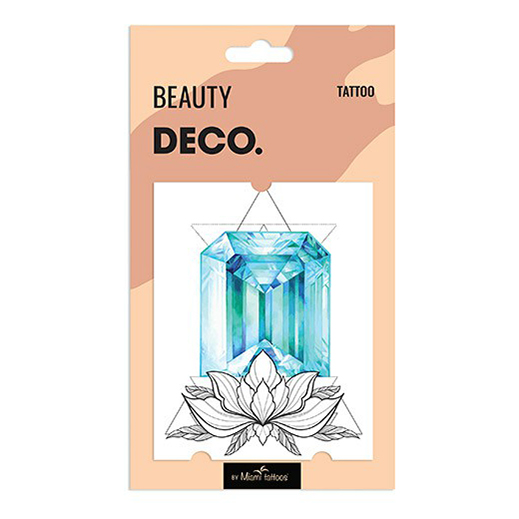 Татуировка переводная для тела DECO. Crystal by Miami tattoos Lotus, Голубой;черный
Татуировка переводная для тела DECO. Crystal by Miami tattoos Lotus, Голубой;черный
