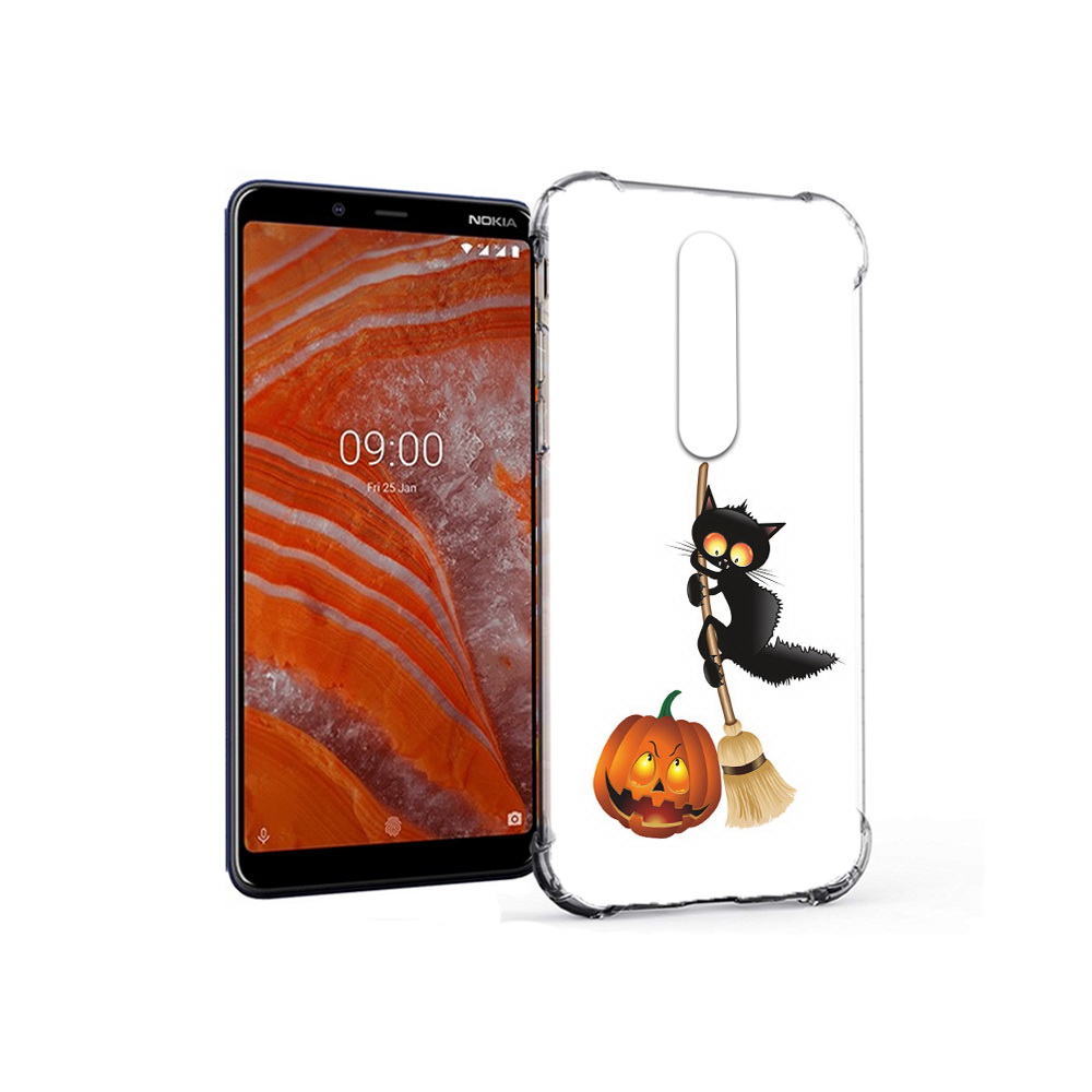 Чехол MyPads Tocco для Nokia 3.1 Plus хэлуинский котик (PT121397.96.667), Прозрачный, Tocco
Чехол MyPads Tocco для Nokia 3.1 Plus хэлуинский котик (PT121397.96.667), Прозрачный, Tocco