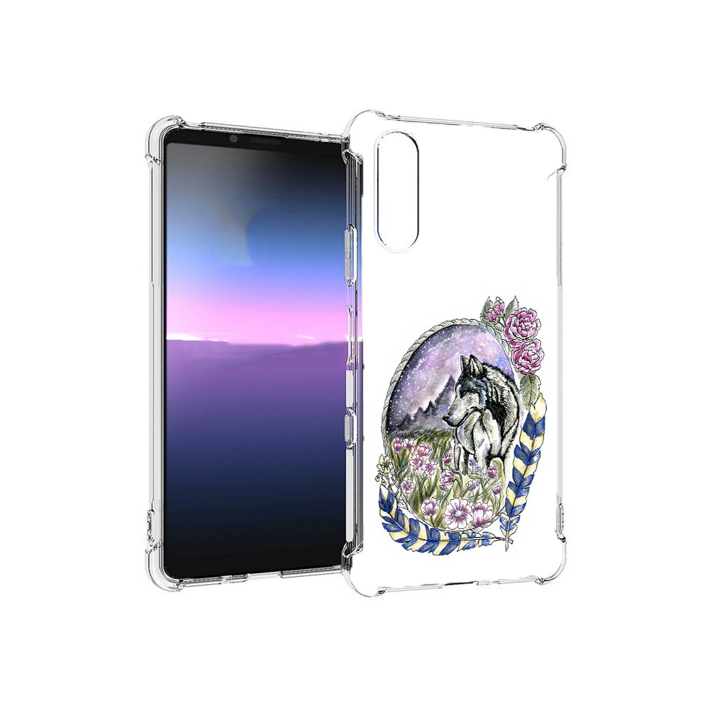 Чехол MyPads Tocco для Sony Xperia 10 III нарисованный волк в цветах с перьями, Прозрачный, Tocco
Чехол MyPads Tocco для Sony Xperia 10 III нарисованный волк в цветах с перьями, Прозрачный, Tocco