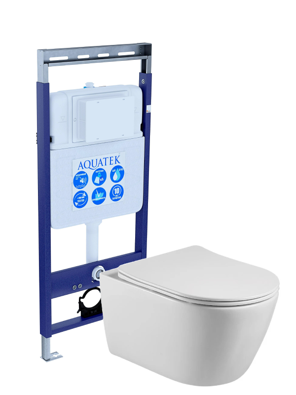Комплект унитаз с инсталляцией Set Aquatek Оберон Easy Fix+сиденье+звукоизоляц. прокладка, Белый
Комплект унитаз с инсталляцией Set Aquatek Оберон Easy Fix+сиденье+звукоизоляц. прокладка, Белый