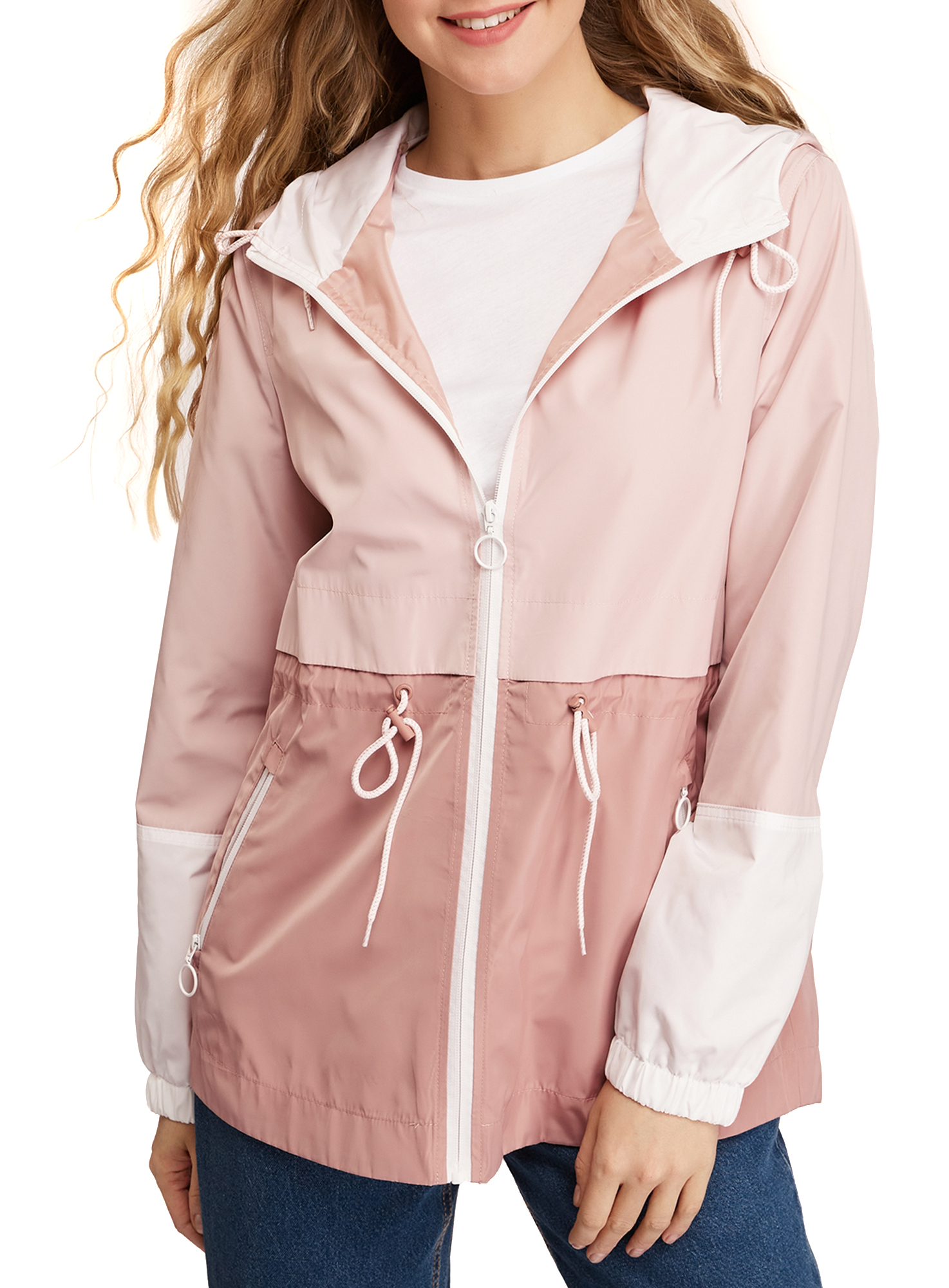 фото Ветровка женская oodji 10303063 розовая 42/170