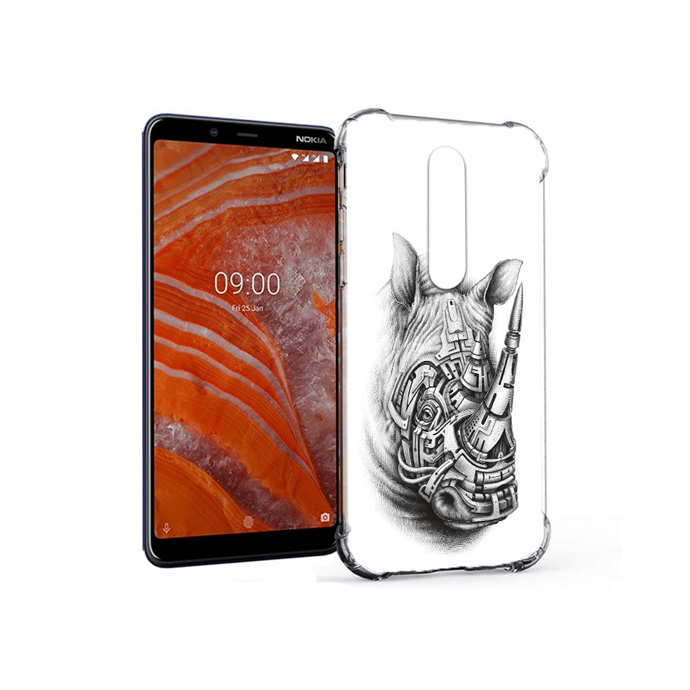 Чехол MyPads Tocco для Nokia 3.1 Plus стальной носорог (PT121397.96.620), Прозрачный, Tocco
Чехол MyPads Tocco для Nokia 3.1 Plus стальной носорог (PT121397.96.620), Прозрачный, Tocco