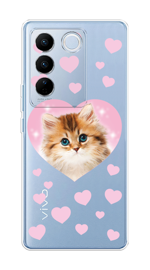 Чехол на Vivo V27/V27 Pro "Котенок в сердце", Розовый;оранжевый;белый;прозрачный, 268450-1
Чехол на Vivo V27/V27 Pro "Котенок в сердце", Розовый;оранжевый;белый;прозрачный, 268450-1