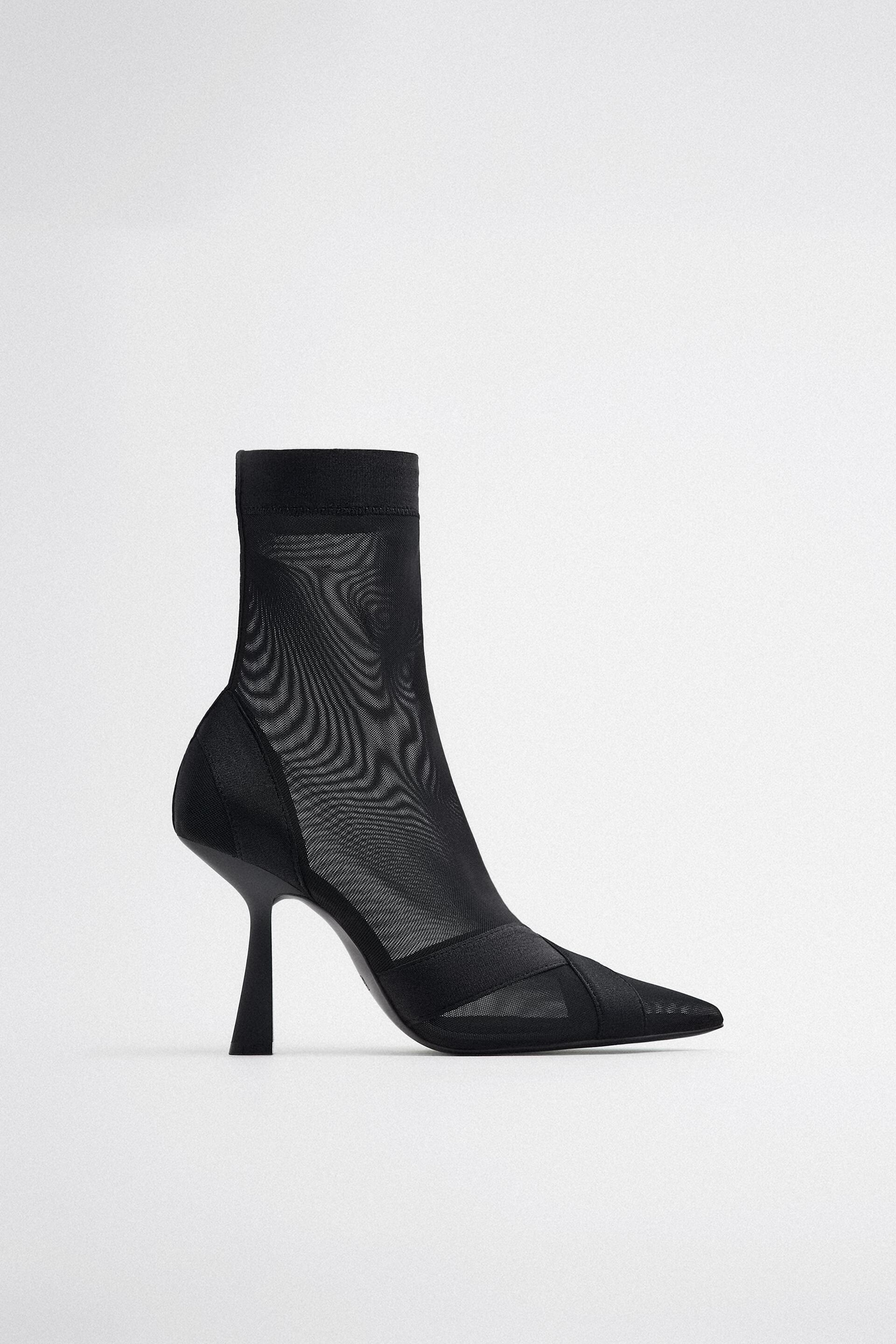 фото Ботильоны женские zara 222741 черные 38 ru (доставка из-за рубежа)