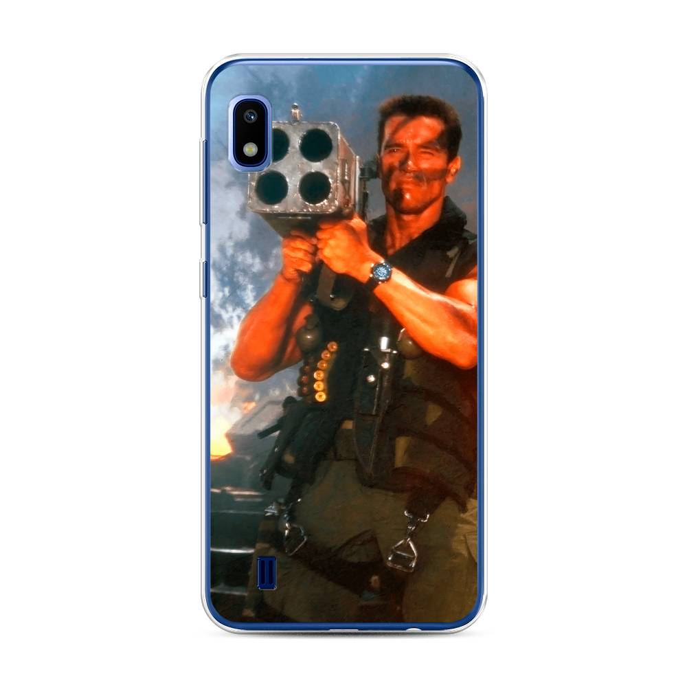 Чехол для Samsung Galaxy A10 "Арнольд Шварцнеггер с базукой", Голубой;коричневый, 27950-6
Чехол для Samsung Galaxy A10 "Арнольд Шварцнеггер с базукой", Голубой;коричневый, 27950-6