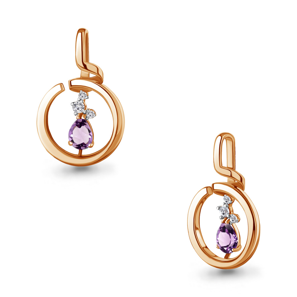 Подвеска из серебра с аметистом\фианитом Aquamarine Aquamarine 2530604А_925_з, 2530604А_925_з
Подвеска из серебра с аметистом\фианитом Aquamarine Aquamarine 2530604А_925_з, 2530604А_925_з