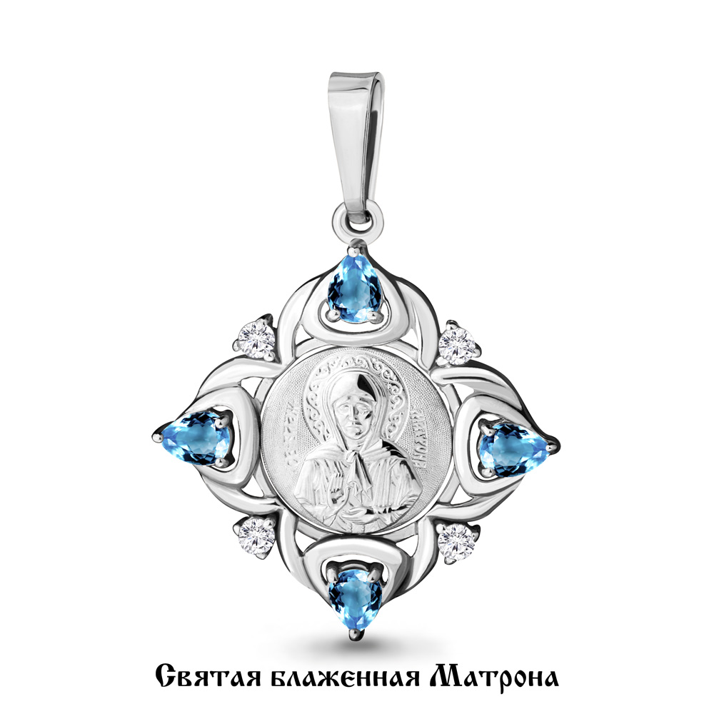 Кулон из серебра с топазом\фианитом Aquamarine Aquamarine 2527305А_925_р, 2527305А_925_р
Кулон из серебра с топазом\фианитом Aquamarine Aquamarine 2527305А_925_р, 2527305А_925_р