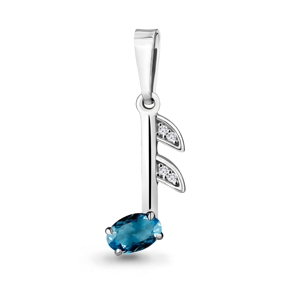 Кулон из серебра с топазом\фианитом Aquamarine Aquamarine 2526808А_925_р, 2526808А_925_р
Кулон из серебра с топазом\фианитом Aquamarine Aquamarine 2526808А_925_р, 2526808А_925_р