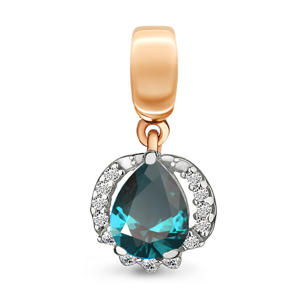 Кулон из красного золота с топазом\фианитом Aquamarine Aquamarine 2524108А_585_кз, 2524108А_585_кз
Кулон из красного золота с топазом\фианитом Aquamarine Aquamarine 2524108А_585_кз, 2524108А_585_кз
