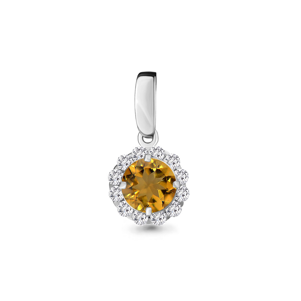 Кулон из серебра с цитрином\фианитом Aquamarine Aquamarine 2503206А_925_р, 2503206А_925_р
Кулон из серебра с цитрином\фианитом Aquamarine Aquamarine 2503206А_925_р, 2503206А_925_р