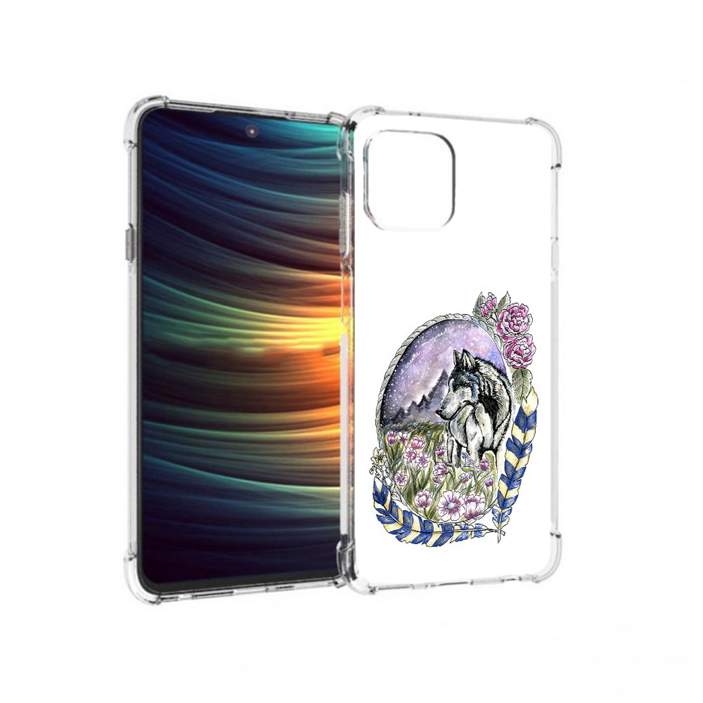 Чехол MyPads Tocco для Motorola 20 Lite нарисованный волк в цветах с перьями, Прозрачный, Tocco
Чехол MyPads Tocco для Motorola 20 Lite нарисованный волк в цветах с перьями, Прозрачный, Tocco