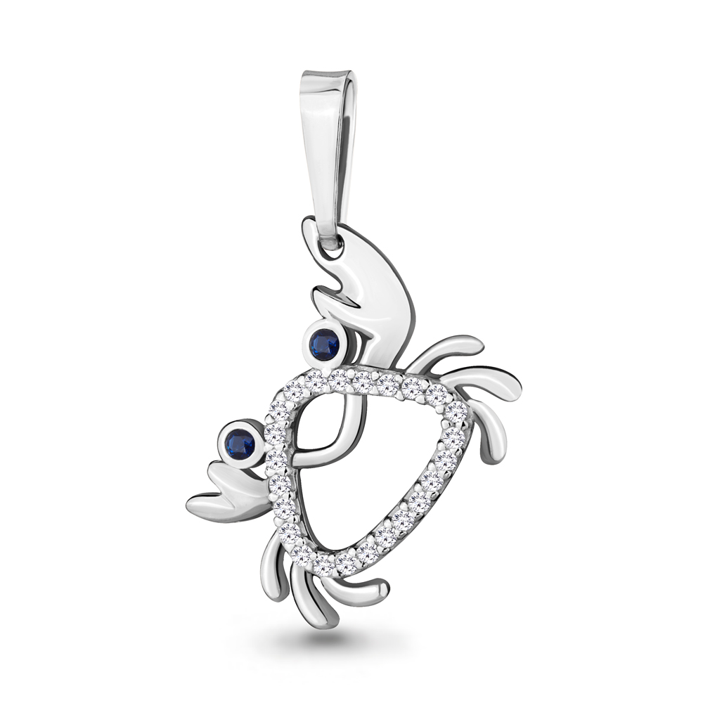 Кулон из серебра с фианитом\сапфиром искусственным Aquamarine Aquamarine 24195АБ_925_р, 24195АБ_925_р
Кулон из серебра с фианитом\сапфиром искусственным Aquamarine Aquamarine 24195АБ_925_р, 24195АБ_925_р