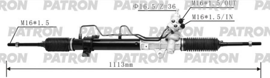 Рейка рулевая гидравлическая HYUNDAI: TUCSON 2004 -10 / KIA: SPORTAGE 2004- PATRON PSG3195
Рейка рулевая гидравлическая HYUNDAI: TUCSON 2004 -10 / KIA: SPORTAGE 2004- PATRON PSG3195