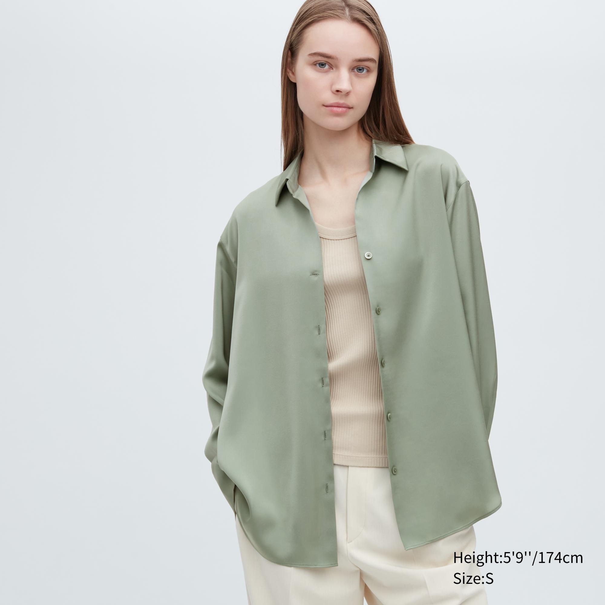 Рубашка женская UNIQLO 458834COL53 зеленая XL (доставка из-за рубежа), Зеленый, 458834COL53
Рубашка женская UNIQLO 458834COL53 зеленая XL (доставка из-за рубежа), Зеленый, 458834COL53