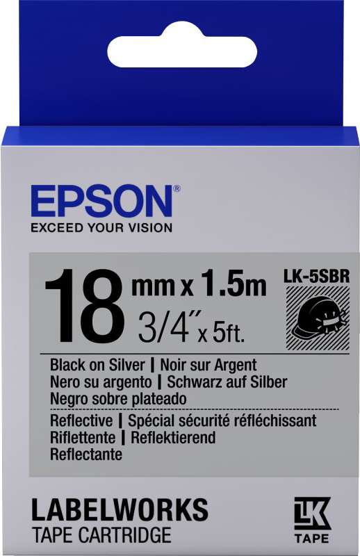Термотрансферная лента для термопринтера Epson LK-5SBR (C53S655016), Серебристый, C53S655016
Термотрансферная лента для термопринтера Epson LK-5SBR (C53S655016), Серебристый, C53S655016