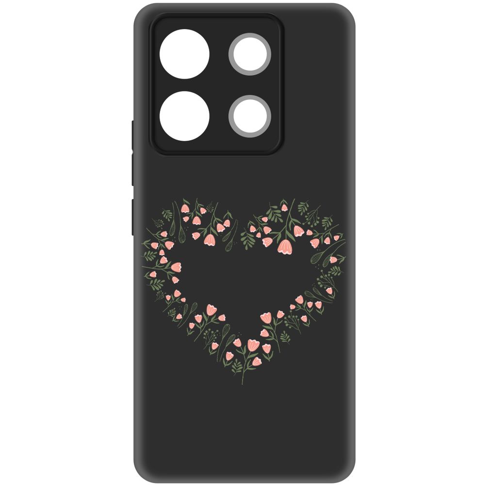Чехол-накладка Krutoff Soft Case Цветочное сердце для Xiaomi Redmi Note 13 Pro 5G черный
Чехол-накладка Krutoff Soft Case Цветочное сердце для Xiaomi Redmi Note 13 Pro 5G черный