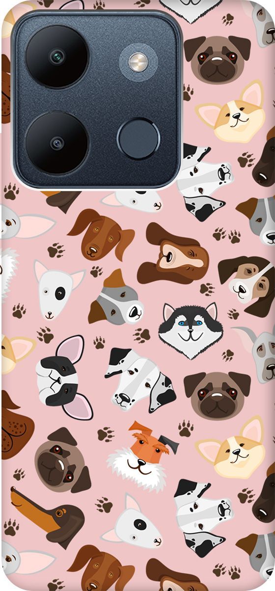 Чехол на Infinix Smart 7/Tecno Spark Go 2023/Pop 7/Pop 7 Pro "Dogs Pattern" розовый, Розовый;коричневый, 158872
Чехол на Infinix Smart 7/Tecno Spark Go 2023/Pop 7/Pop 7 Pro "Dogs Pattern" розовый, Розовый;коричневый, 158872