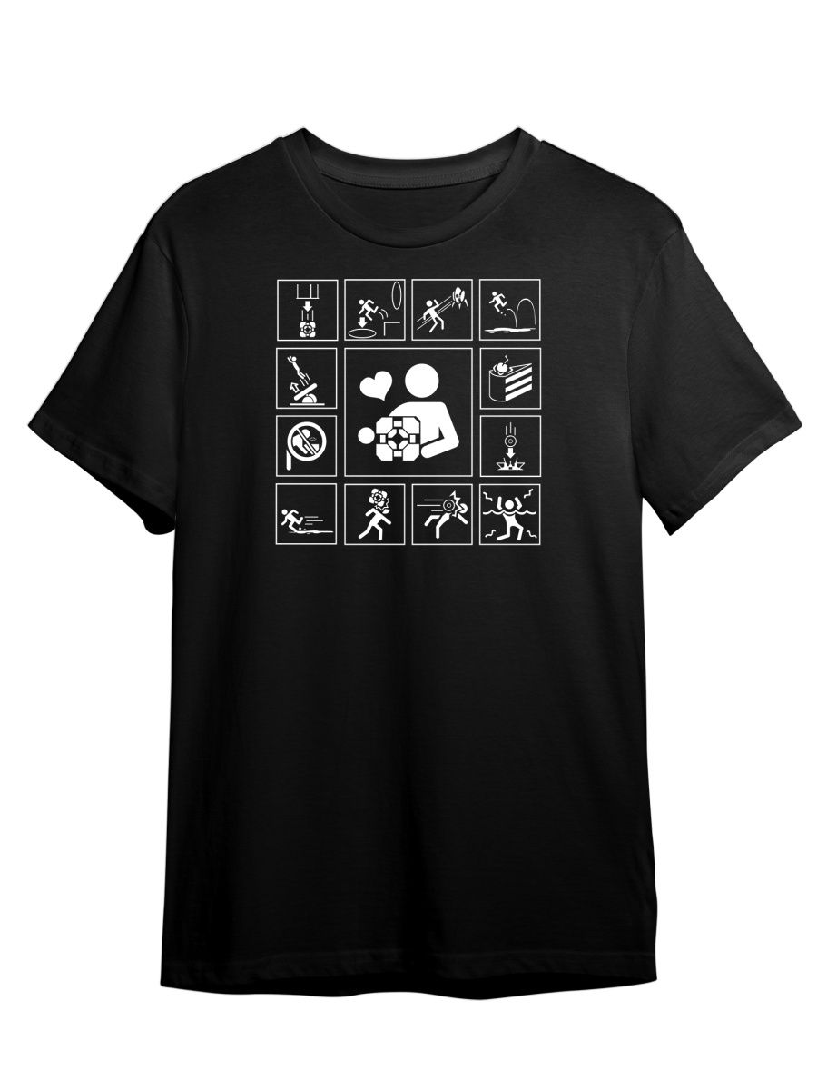 Футболка унисекс СувенирShop Portal/Портал/Головоломка 18 черная S, Черный, "Portal/Портал/Головоломка" 18
Футболка унисекс СувенирShop Portal/Портал/Головоломка 18 черная S, Черный, "Portal/Портал/Головоломка" 18