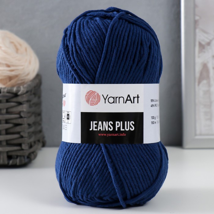 Пряжа "Jeans plus" 55% хлопок, 45% акрил 160м/100гр (54 синий), Пряжа для вязания "Jeans plus"
Пряжа "Jeans plus" 55% хлопок, 45% акрил 160м/100гр (54 синий), Пряжа для вязания "Jeans plus"