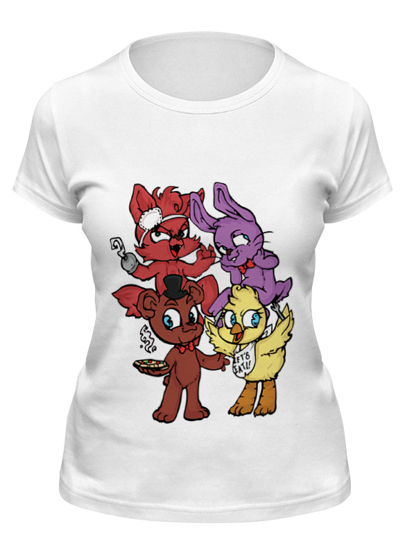 Футболка женская Printio Пять ночей у фредди (five nights at freddy’s) белая XL, Белый, Пять ночей у фредди (five nights at freddy’s)
Футболка женская Printio Пять ночей у фредди (five nights at freddy’s) белая XL, Белый, Пять ночей у фредди (five nights at freddy’s)