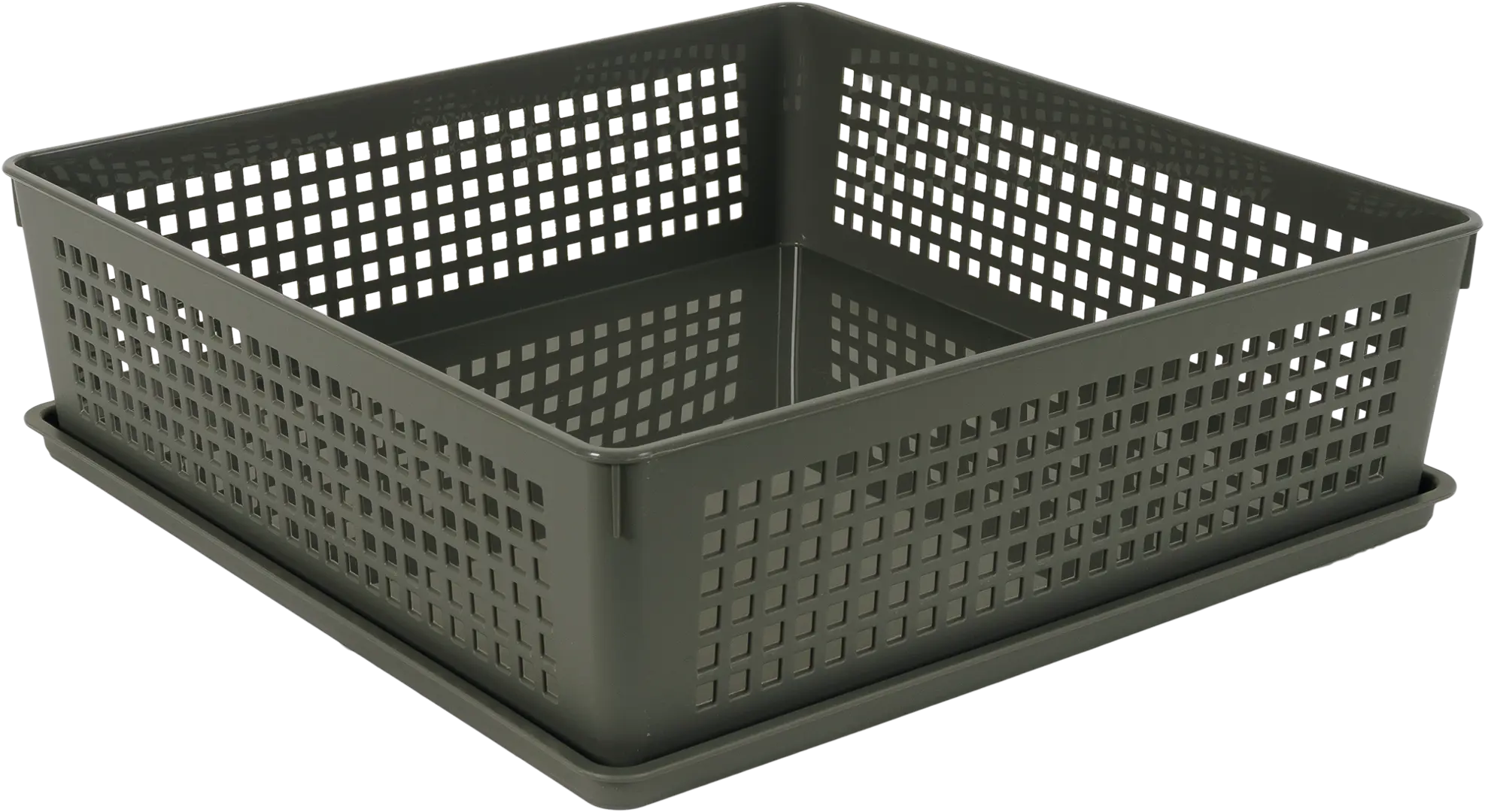 Лоток с крышкой 31x31x9 см 7.3 л полипропилен цвет серый
Лоток с крышкой 31x31x9 см 7.3 л полипропилен цвет серый