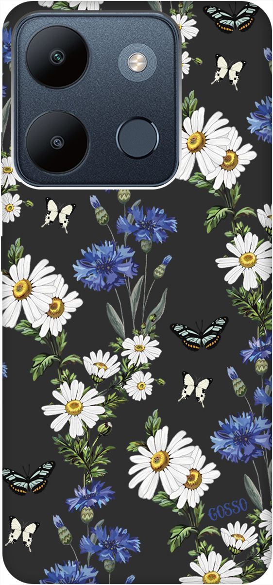 Чехол на Infinix Smart 7/Tecno Spark Go 2023/Pop 7 Pro "Hello, Camomiles" черный, Черный;белый, 158854
Чехол на Infinix Smart 7/Tecno Spark Go 2023/Pop 7 Pro "Hello, Camomiles" черный, Черный;белый, 158854