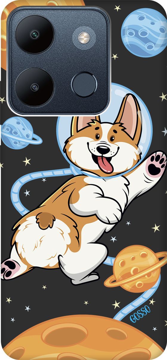 Чехол на Infinix Smart 7/Tecno Spark Go 2023/Pop 7/Pop 7 Pro "CosmoCorgi" черный, Черный;коричневый, 158852
Чехол на Infinix Smart 7/Tecno Spark Go 2023/Pop 7/Pop 7 Pro "CosmoCorgi" черный, Черный;коричневый, 158852
