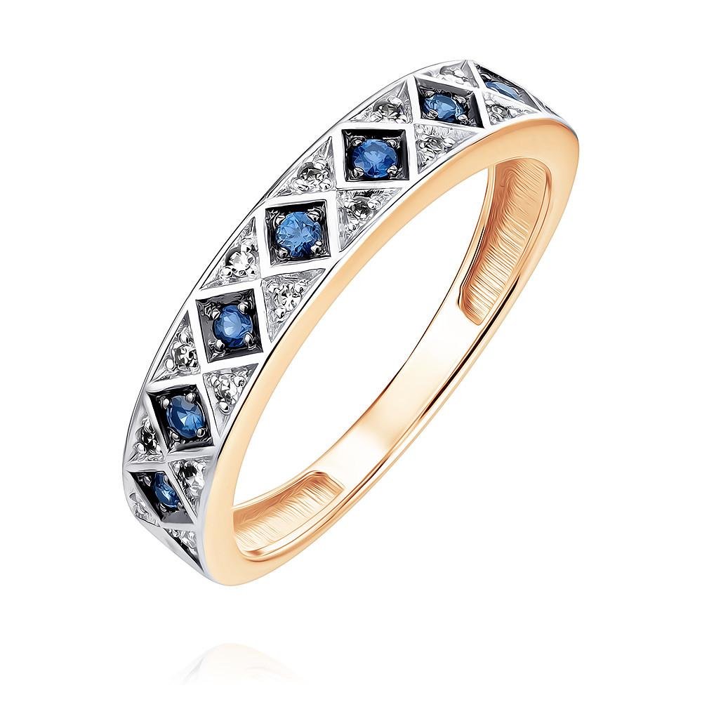 Кольцо из красного золота с бриллиантом/сапфиром р. ADAMAS 1424256-А500ДЧ-432, 1424256-А500ДЧ-432
Кольцо из красного золота с бриллиантом/сапфиром р. ADAMAS 1424256-А500ДЧ-432, 1424256-А500ДЧ-432
