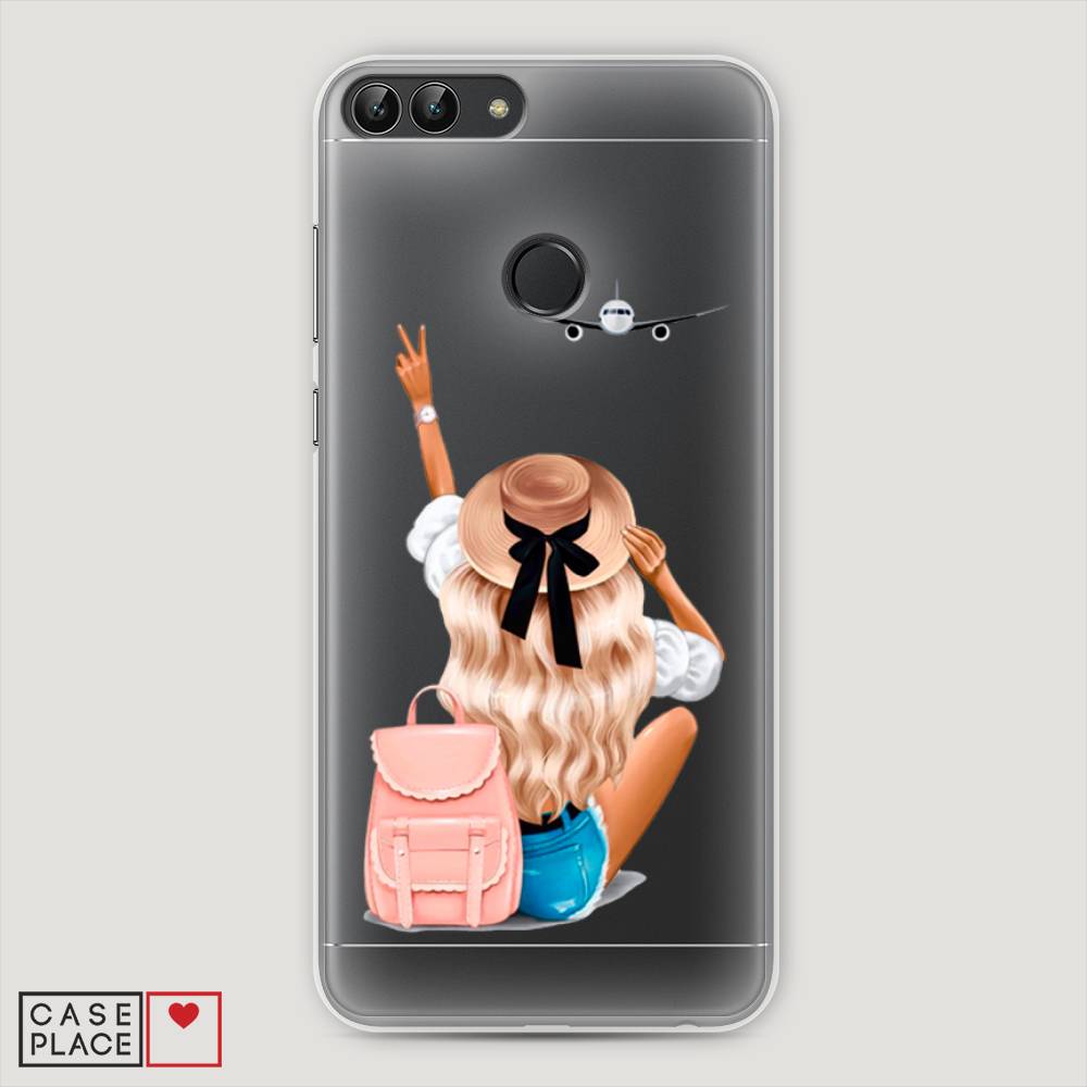 фото Чехол awog "автостопом самолетом" для huawei p smart