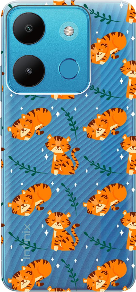 Чехол на Infinix Smart 7/Tecno Spark Go 2023/Pop 7/Pop 7 Pro "Tigers" прозрачный, Прозрачный;бежевый, 158850
Чехол на Infinix Smart 7/Tecno Spark Go 2023/Pop 7/Pop 7 Pro "Tigers" прозрачный, Прозрачный;бежевый, 158850