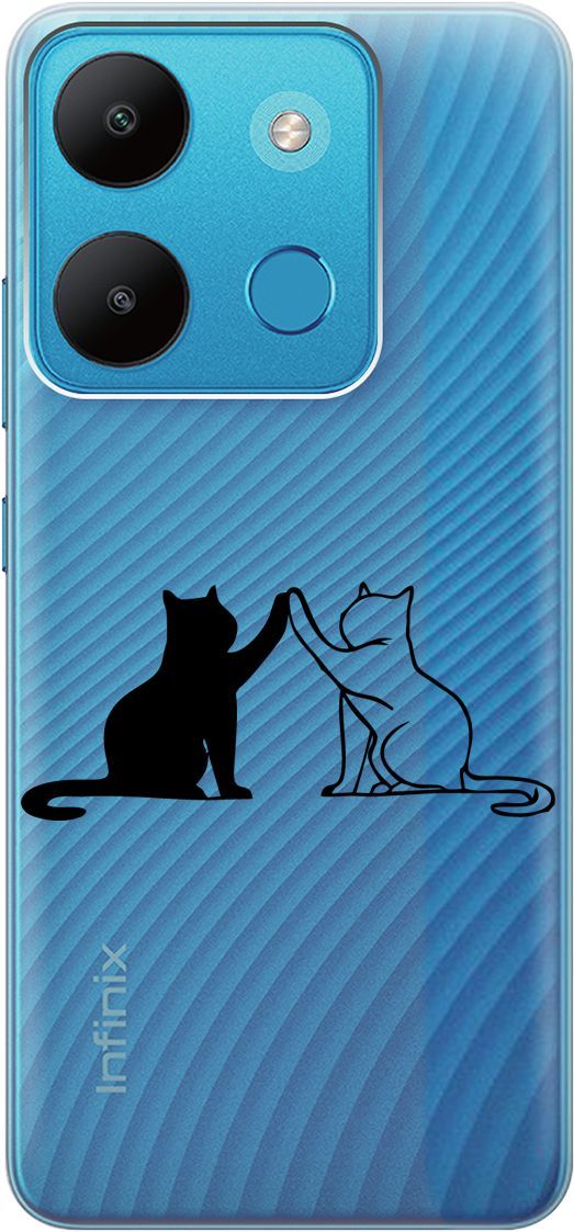 Чехол на Infinix Smart 7/Tecno Spark Go 2023/Pop 7/Pop 7 Pro "Cats" прозрачный, Прозрачный;черный, 158850
Чехол на Infinix Smart 7/Tecno Spark Go 2023/Pop 7/Pop 7 Pro "Cats" прозрачный, Прозрачный;черный, 158850