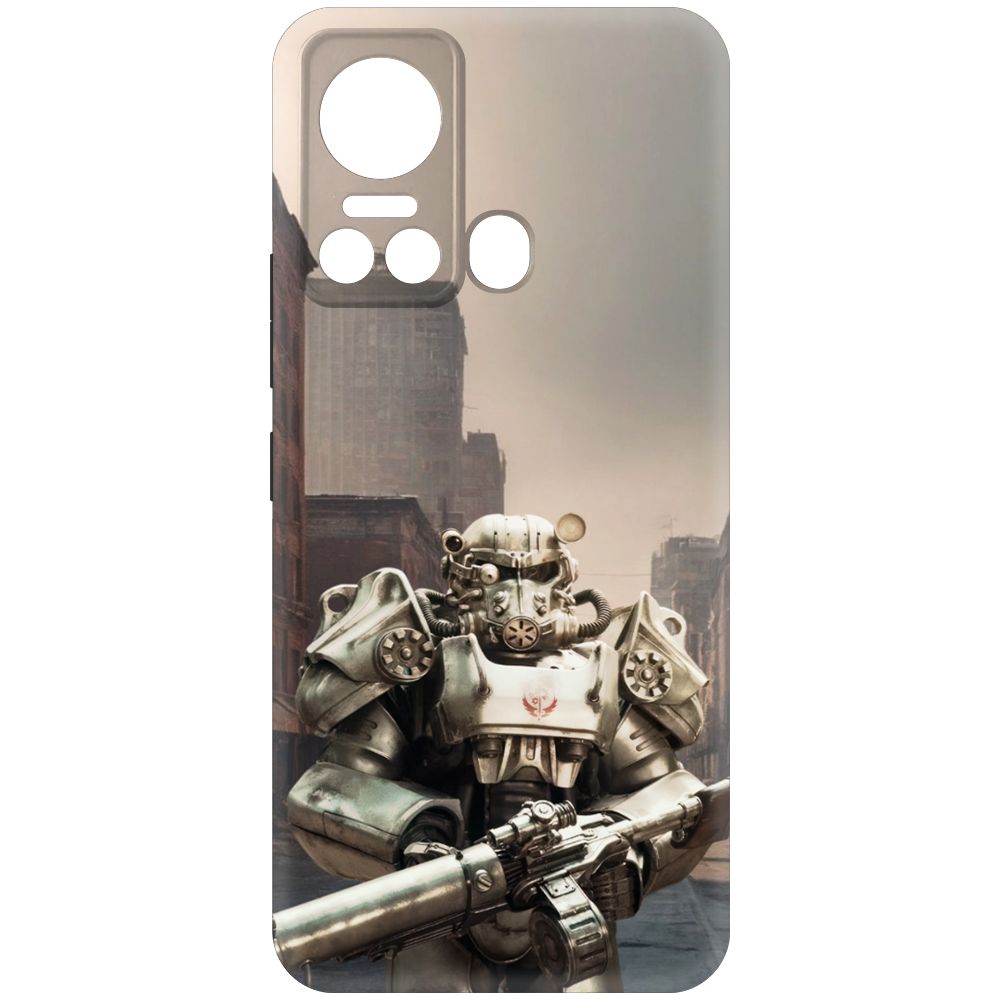 Чехол-накладка Krutoff Soft Case Фоллаут (Fallout) - Рыцарь Братства для ITEL S18 черный
Чехол-накладка Krutoff Soft Case Фоллаут (Fallout) - Рыцарь Братства для ITEL S18 черный