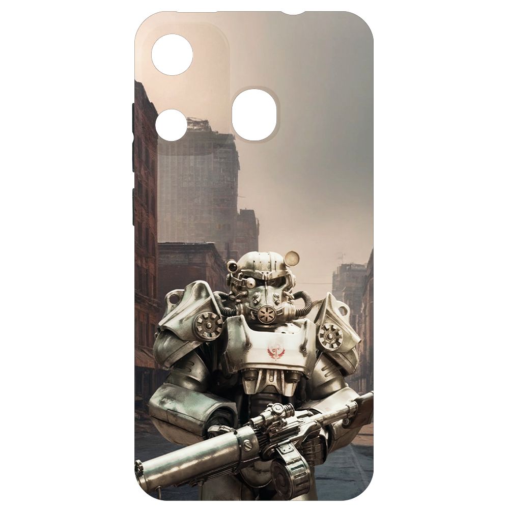 Чехол-накладка Krutoff Soft Case Фоллаут (Fallout) - Рыцарь Братства для ITEL A27 черный
Чехол-накладка Krutoff Soft Case Фоллаут (Fallout) - Рыцарь Братства для ITEL A27 черный